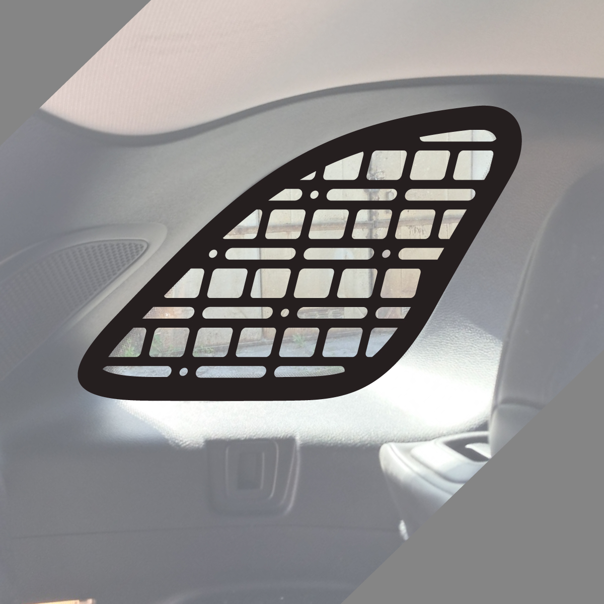 Модульна система зберігання Molle (Молле) для вікон багажника Jeep Cherokee KL (2013-2023)