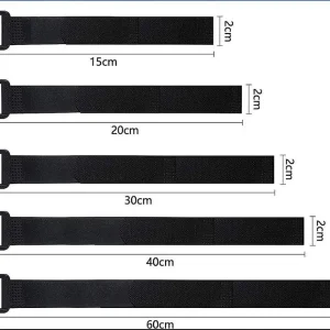 Універсальний хомут / стяжка / компресійна стропа на липучці велкро