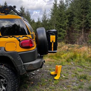 Сумка на запасне колесо на двері багажника