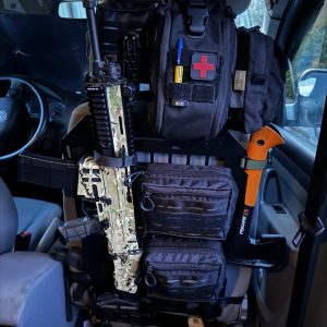 Універсальна тактична Молле панель на спинку сидіння 38х58 см