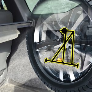 Кронштейн запасного колеса в багажник Toyota Land Cruiser Prado 120, Lexus GX470