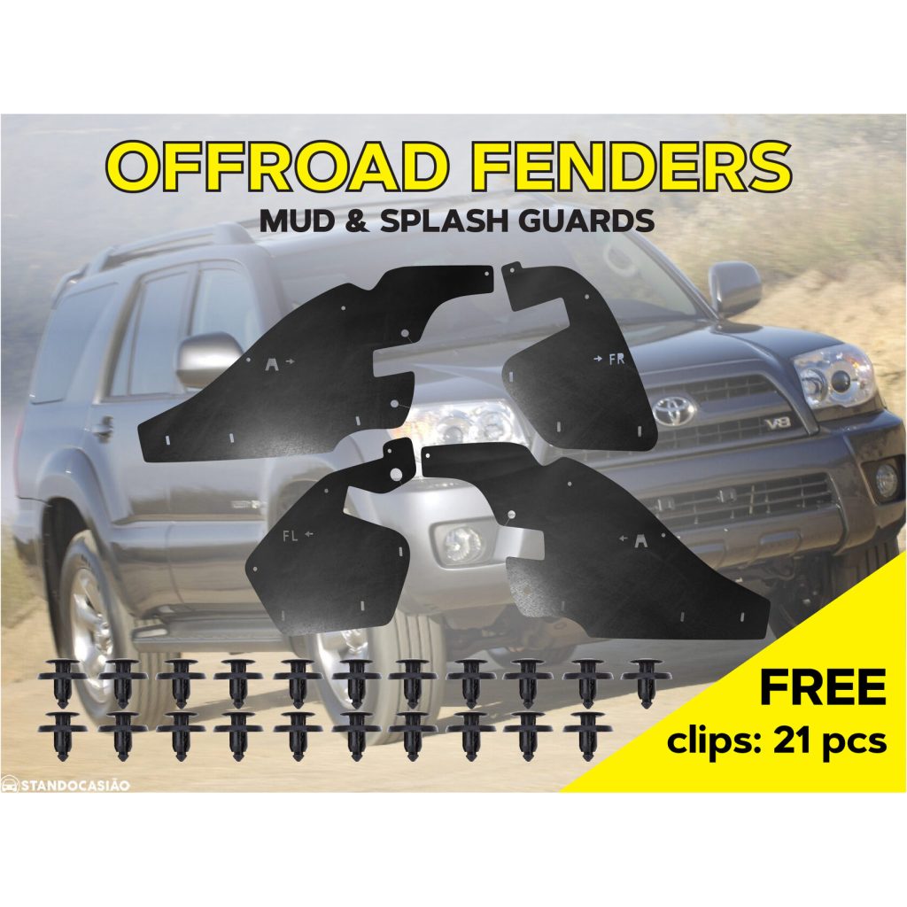 Комплект посиленого брудозахисту моторного відсіку з набором кліпс для Toyota 4Runner G4 210 (2002-2009)