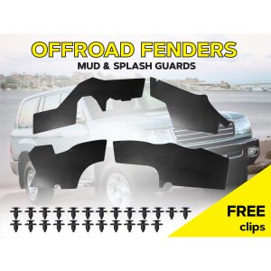 Комплект посиленого брудозахисту моторного відсіку з набором кліпс для Toyota Land Cruiser 105 (1997-2008)