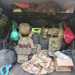 Модульна система зберігання Molle (Молле) для вікон багажника Mitsubishi Pajero Wagon 2