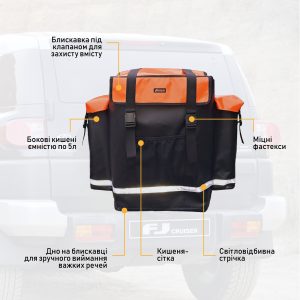 Сумка на запасне колесо на двері багажника